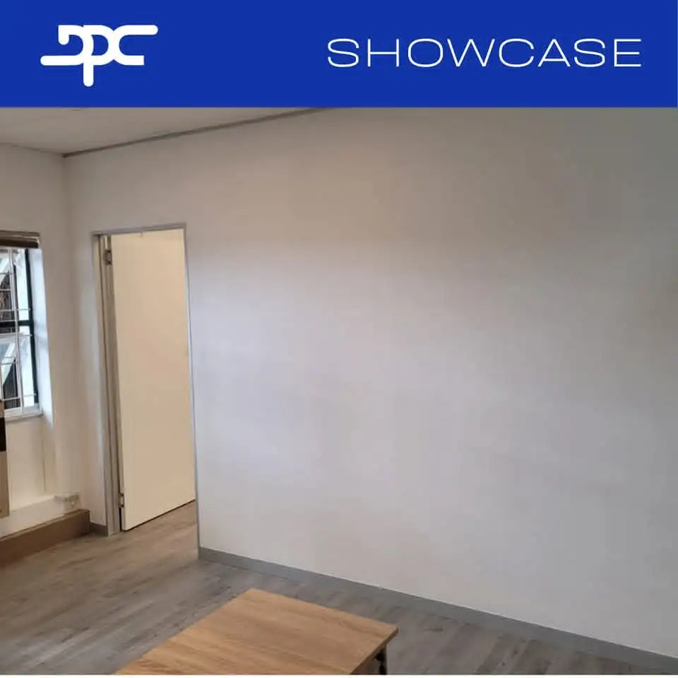 Completed interior finishing project after ceiling and wall work