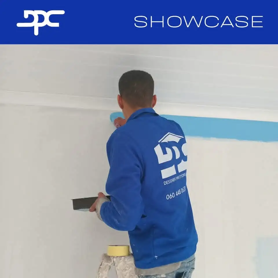 Interior painting and wall finishing work