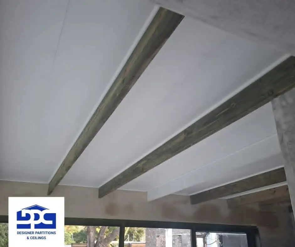 PVC ceiling project detail showing neat finishing