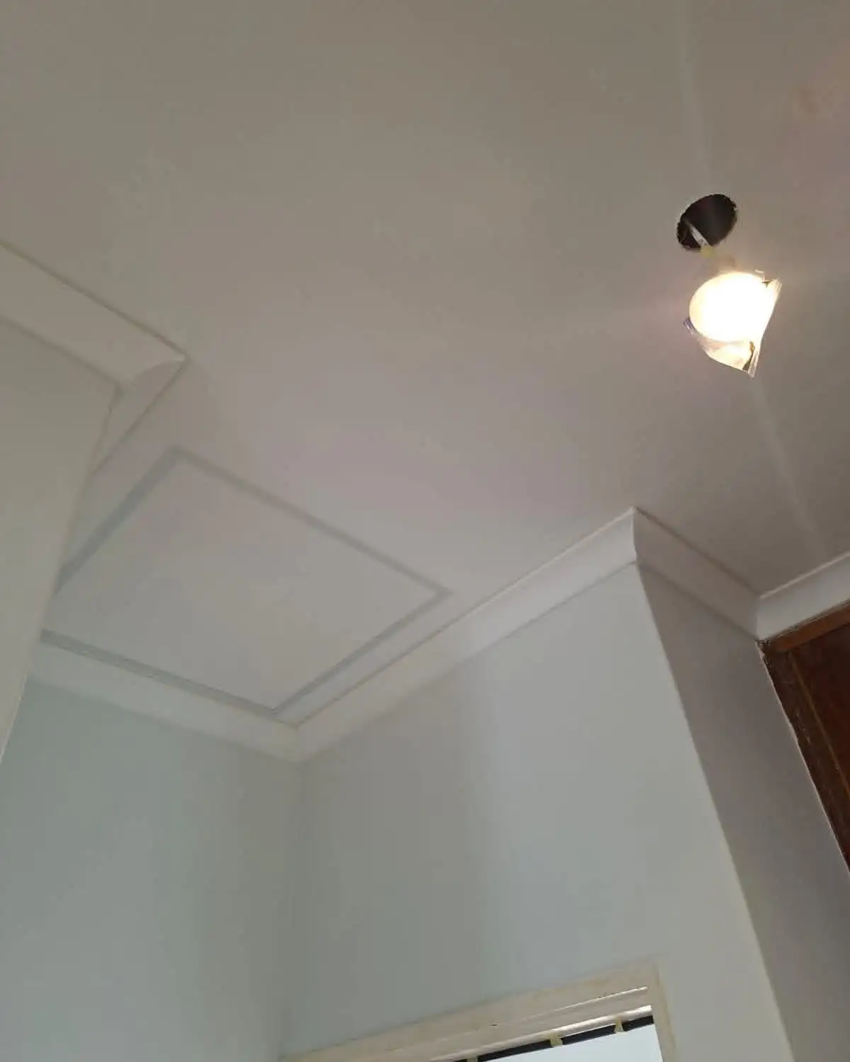 Ceiling and interior repair project before final finish